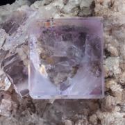 Fluorite with Calcite