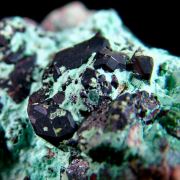 Cuprite on Chrysocolla