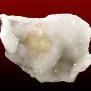 Calcite on quartz
