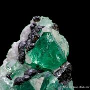 Fluorite with Sphalerite on matrix