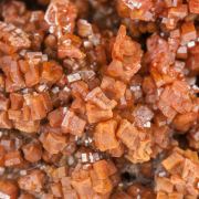 Vanadinite with manganese oxides and Quartz