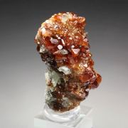 gem GARNET var. HESSONITE, DIOPSIDE