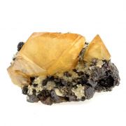 Calcite + Sphalerite.