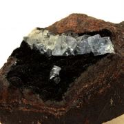 Fluorite + Hematite. 443.0 ct.