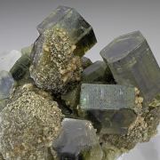Fluorapatite with Quartz, Pyrite (repaired)