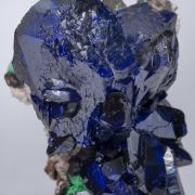 Azurite with Malachite