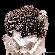 Spessartine Garnet on Quartz with Mica