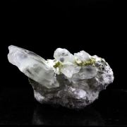 Quartz with Byssolite inclusions + Epidote.