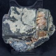 Galena with Cerussite, Plumbogummite, Quartz, Wulfenite and Baryte