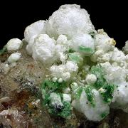 Magnesite, malachite, dolomite, gypsum