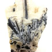 Stibnite + Calcite.