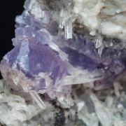 Rhodochrosite with Fluorite, Quartz and Pyrite