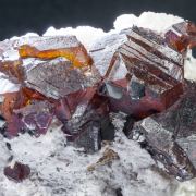 Sphalerite with Calcite