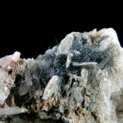 Boulangerite with Siderite and Quartz
