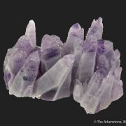 Quartz var. Amethyst with phantoms