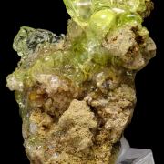 Opal var. hyalite CRAZY FLUORESCENCE