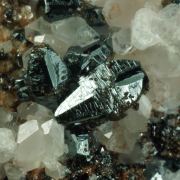 Hematite, Calcite, Andradite Garnet