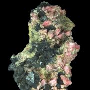 Rhodochrosite, Sphalerite