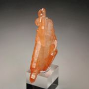 orange QUARTZ bi-terminated