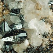 Hematite, Calcite, Andradite Garnet