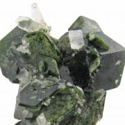Tourmaline var. Uvite with Magnesite and Quartz