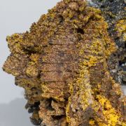 Willemite after Descloizite with Mimetite