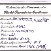 Rhodochrosite with Fluorite, Quartz and Pyrite