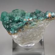 new find - ADAMITE var. CUPRIAN ADAMITE