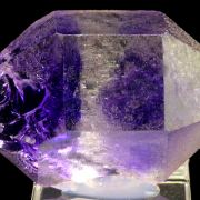 Quartz var. hourglass amethyst