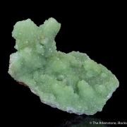 Cuprian Smithsonite, pseudo. after Cerussite