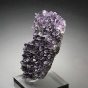 QUARTZ var. AMETHYST, PYRITE