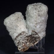 Calcite (variety kanonenspat) with Quartz