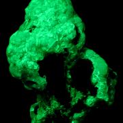 Opal var. hyalite CRAZY FLUORESCENCE