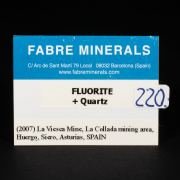 Fluorite with Quartz