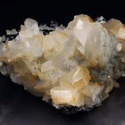 new find - GALENA - SPINEL LAW TWIN, CALCITE