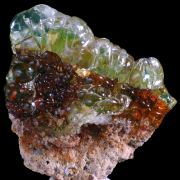 Opal var. hyalite CRAZY FLUORESCENCE