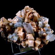 Amethystine Quartz on Orthoclase