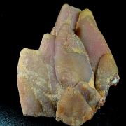 Smithsonite perimorph on Calcite