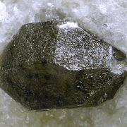 Quartz var. morion, anhydrite