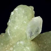 Prehnite Cast After Anhydrite With Calcite