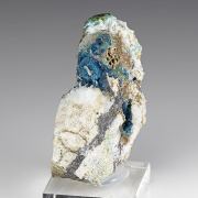 Veszelyite with Hemimorphite