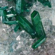 Dioptase with Plancheite and Quartz