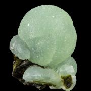 Prehnite on Epidote