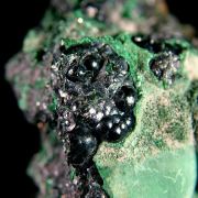 Heterogenite with Malachite