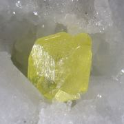 Sulphur on marble