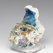 Veszelyite with Hemimorphite