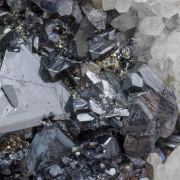 Tetrahedrite with Quartz and Pyrite