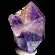 Quartz var. hourglass amethyst