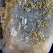 Bertrandite, Quartz, Fluorite, Pyrite, Ferberite