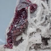 Cinnabar with Dolomite